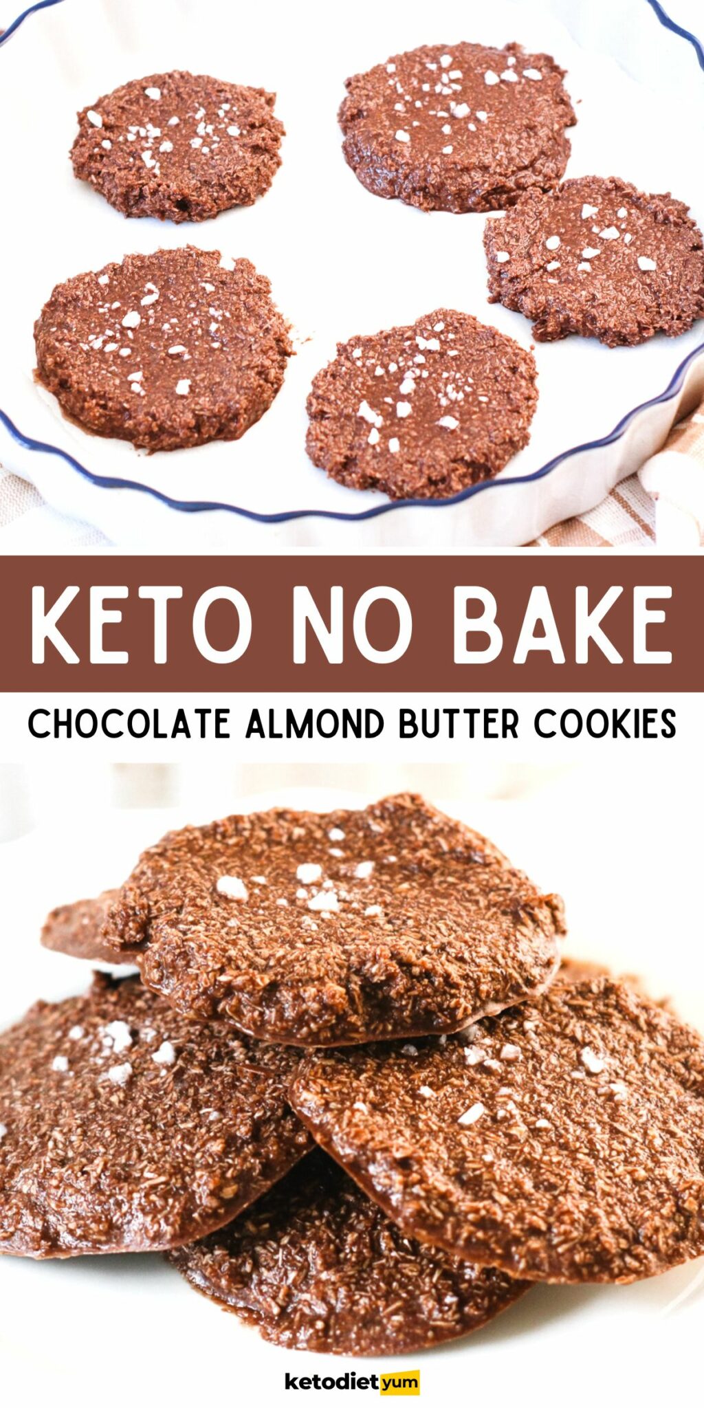 NoBake Keto Almond Butter Cookies (Low Carb Cookies)