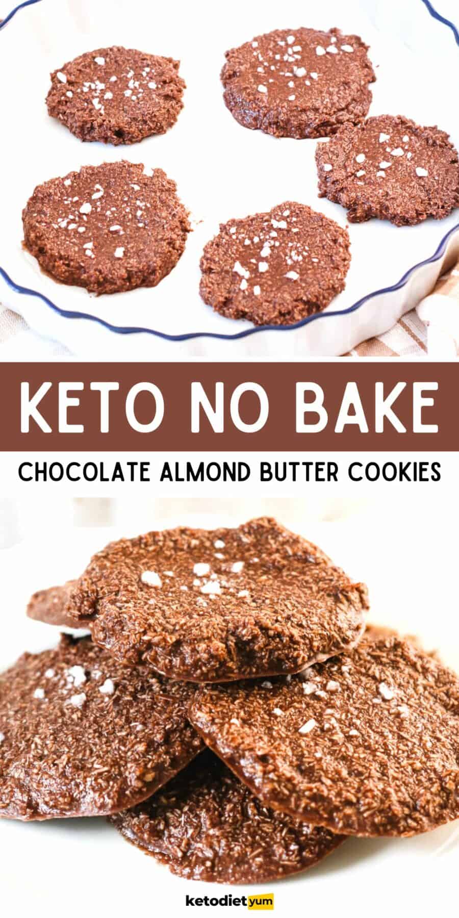 Keto No-Bake Chocolate Almond Butter Cookies Recipe