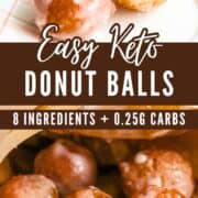 Best Keto Donut Balls Recipe