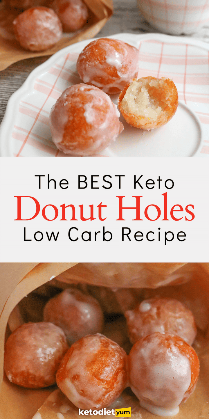 Keto Glazed Donut Balls