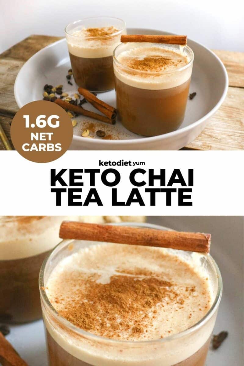 Keto Chai Tea Latte With Caffeine Hit Keto Diet Yum
