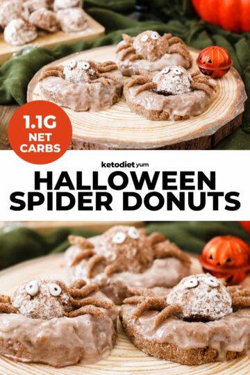 Best Keto Halloween Spider Donuts Recipe