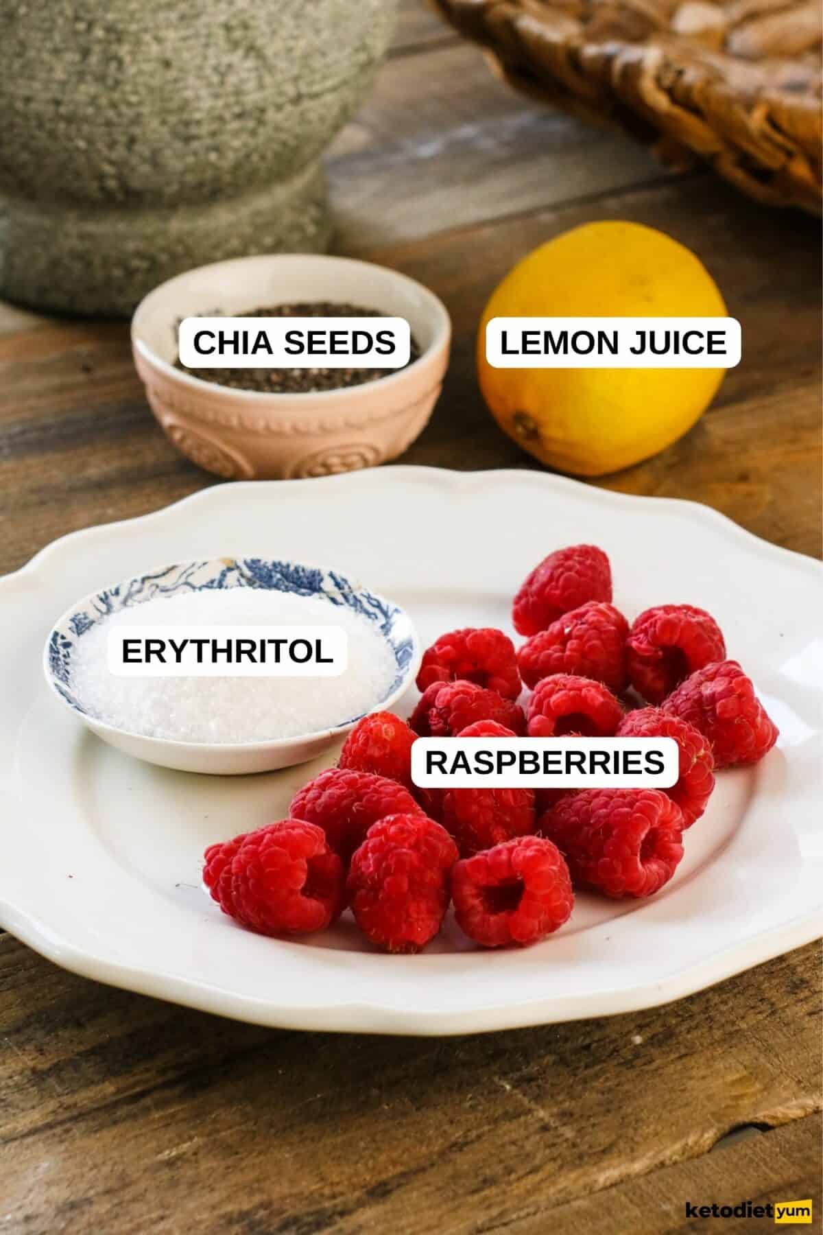Chia Seed Jam Ingredients