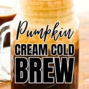 Delicious Keto Pumpkin Cream Cold Brew