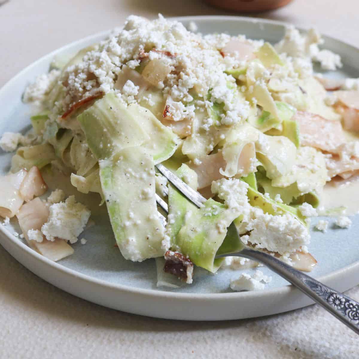 Keto Zucchini Alfredo Recipe Keto Zucchini Alfredo Recipe