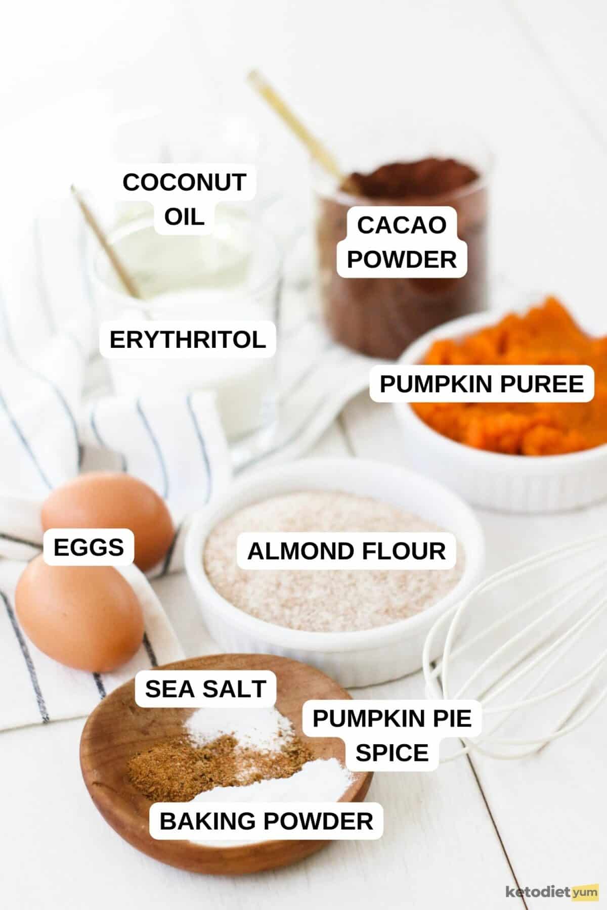 Pumpkin Brownie Recipe Ingredients