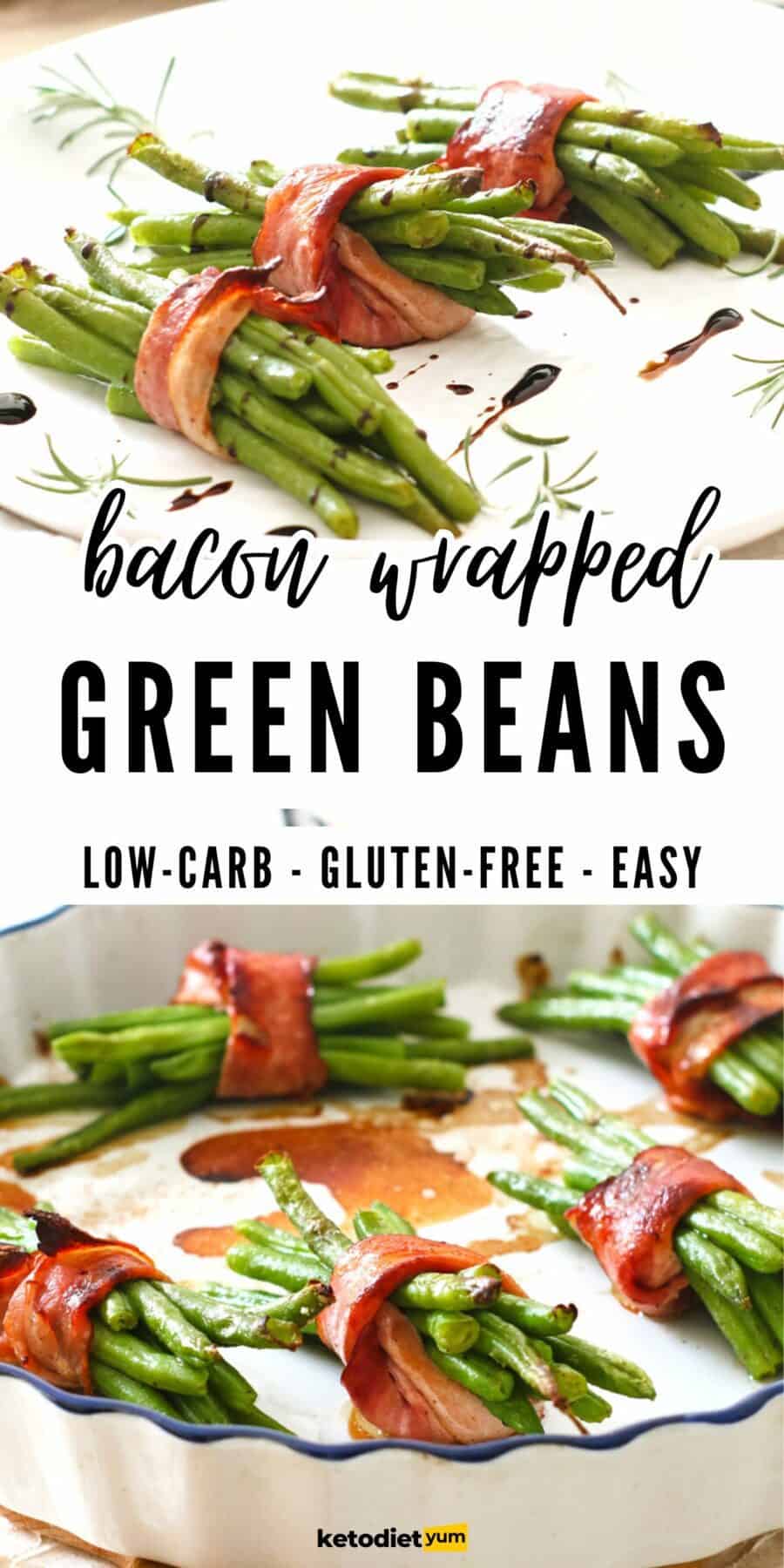 Healthy Bacon Wrapped Green Beans (LowCarb/GlutenFree)