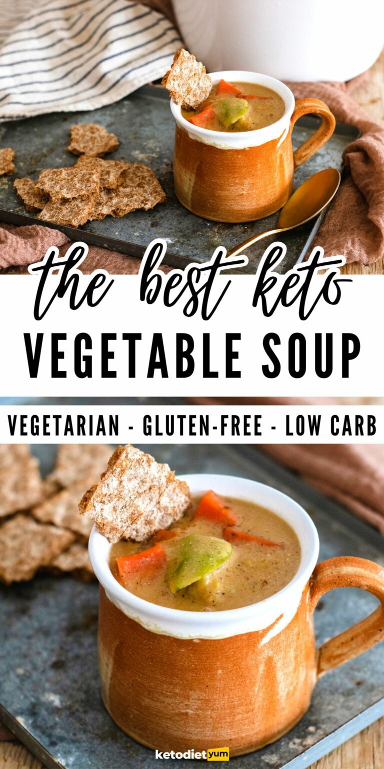 Creamiest Keto Vegetable Soup (Under 30 Mins!) Keto Yum