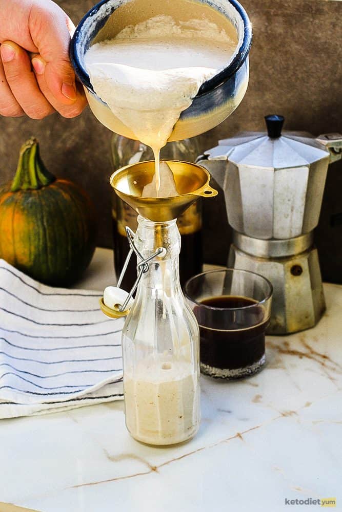 Sugar-Free Pumpkin Spice Creamer