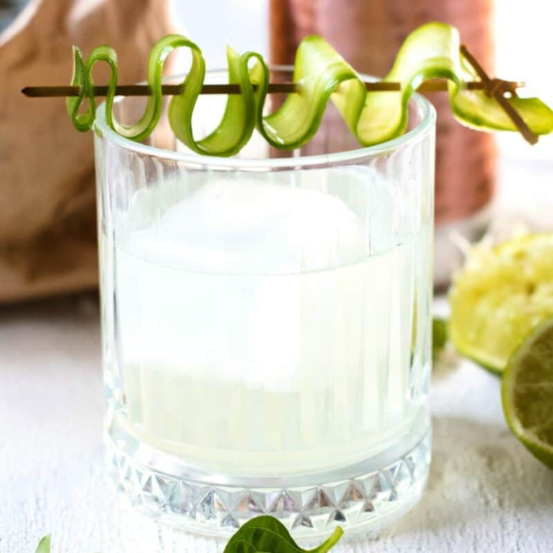 Easy Elderflower Gin Cocktail (Keto Cocktail)