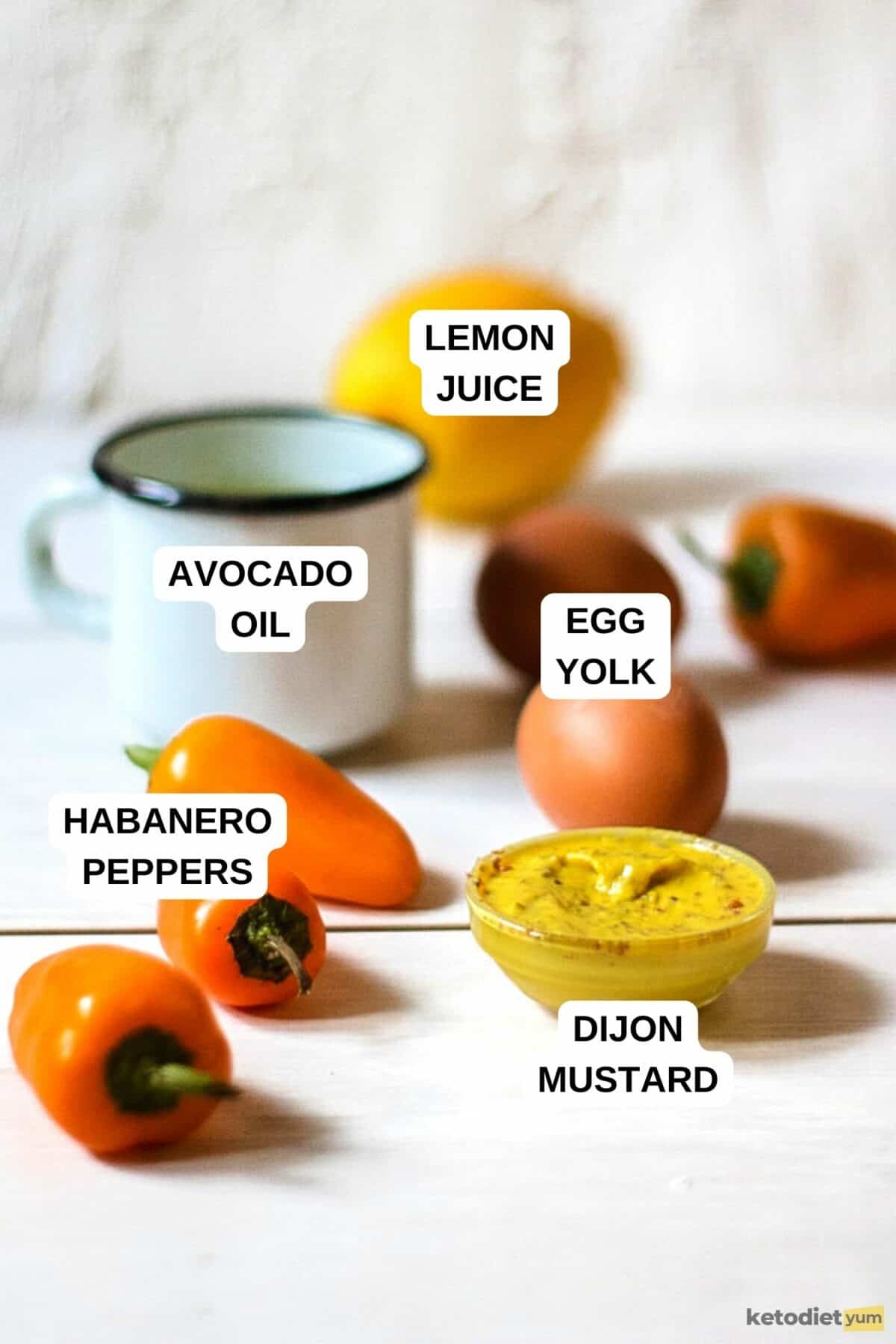 Habanero Mayonnaise Ingredients