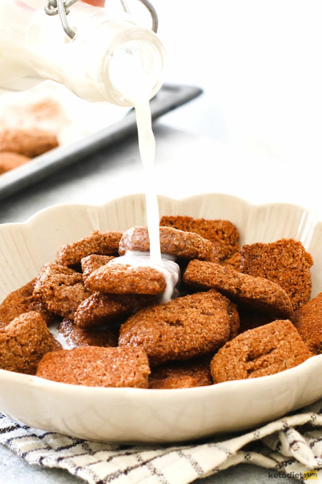 Easy Keto Cinnamon Toast Crunch Cereal (SugarFree Cereal)
