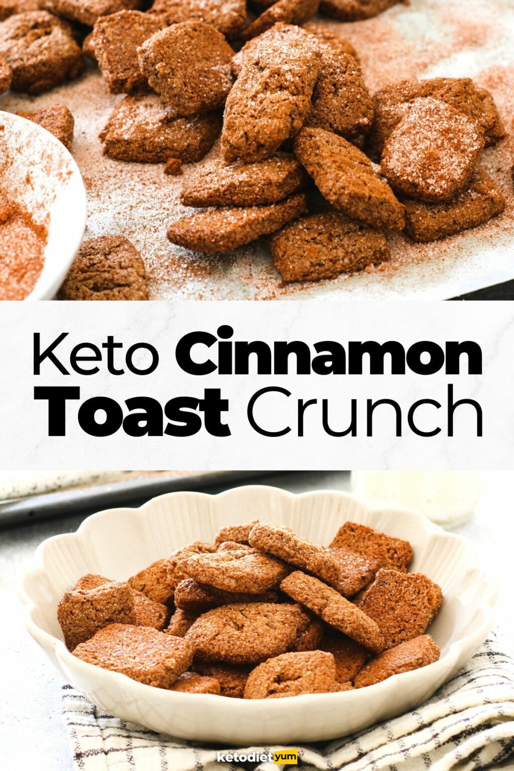 Easy Keto Cinnamon Toast Crunch Cereal (SugarFree Cereal)