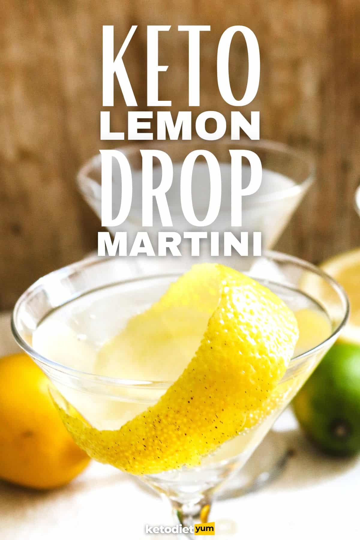 Easy Keto Lemon Drop Martini Recipe Keto Diet Yum