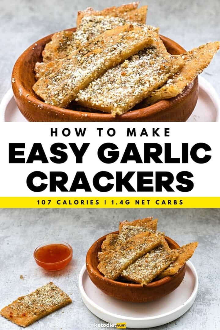 Keto Garlic Crackers Recipe