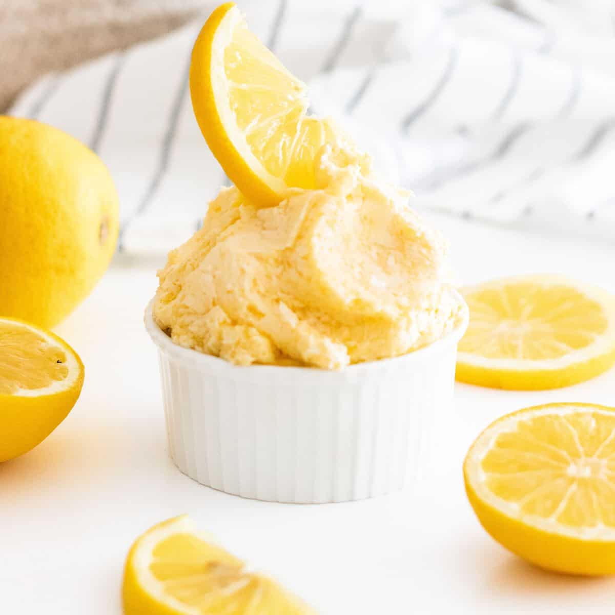 Keto Lemon Buttercream Frosting