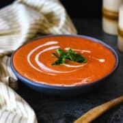 Red Pepper Gouda Soup