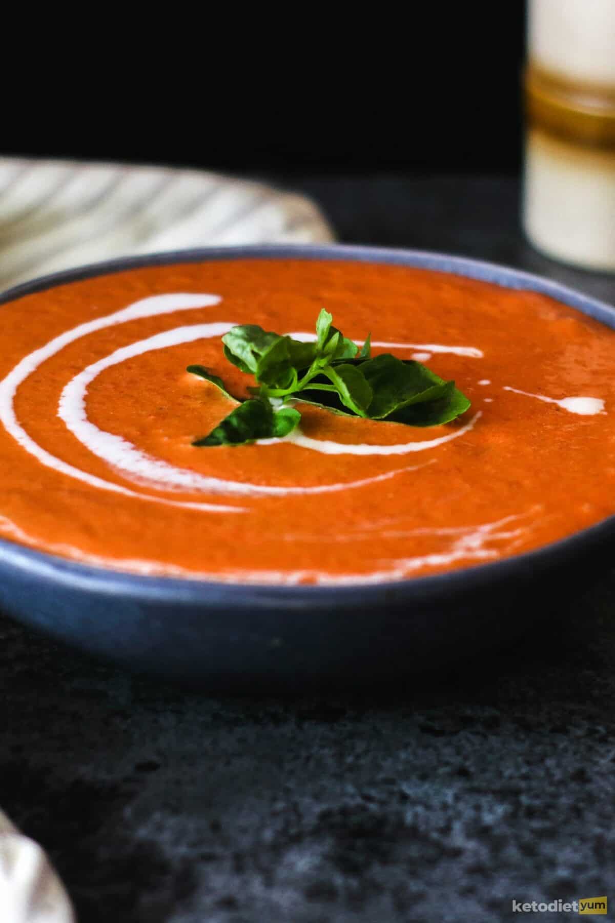 Roasted Red Pepper Gouda Soup