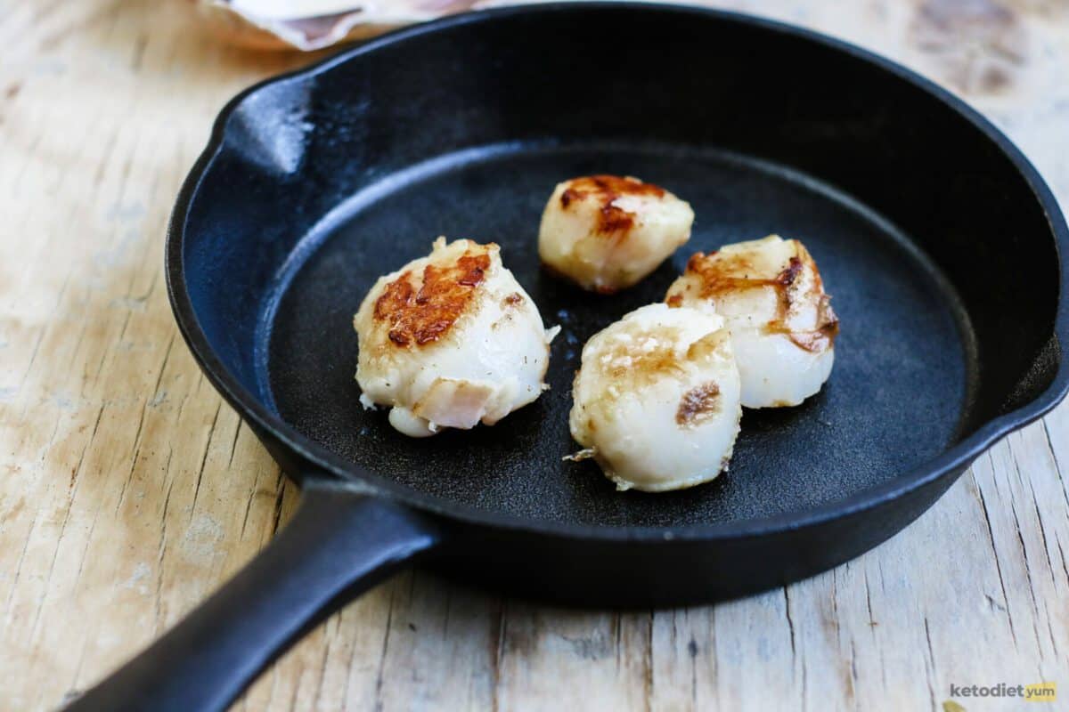 Keto scallop recipe