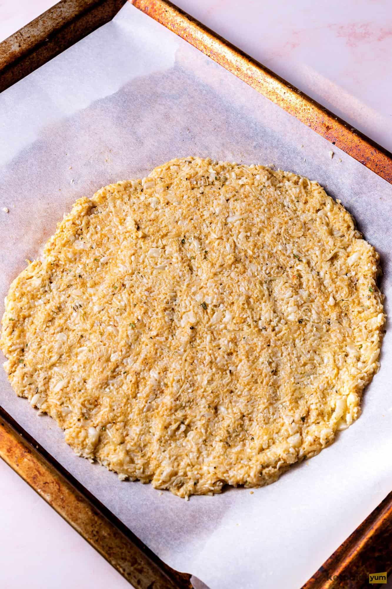 Cauliflower Pizza Crust