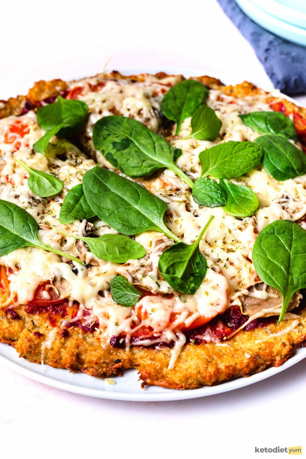 How To Make Cauliflower Pizza Crust (Low Carb Pizza)