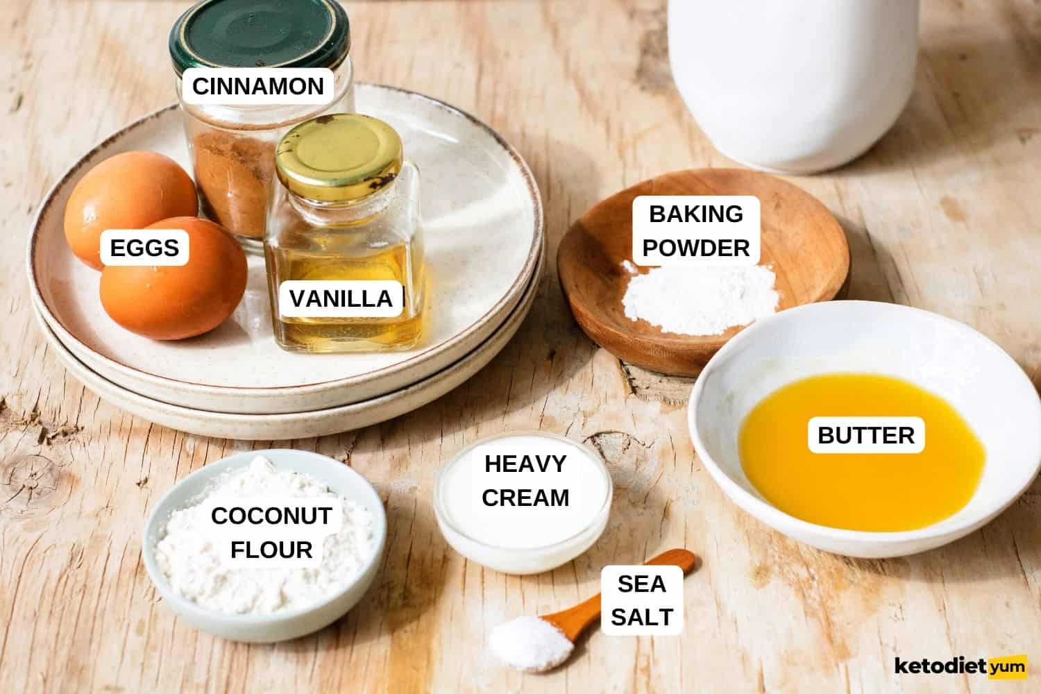 Gluten Free French Toast Ingredients