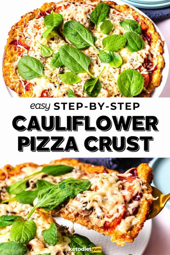 How To Make Cauliflower Pizza Crust with Step-By-Step Recipe