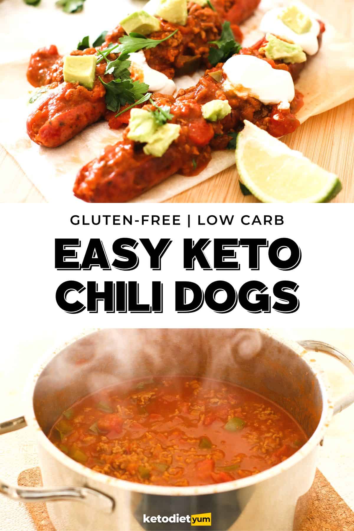 Easy Keto Chili Dogs (Gluten-Free, Low-Carb) - Keto Diet Yum