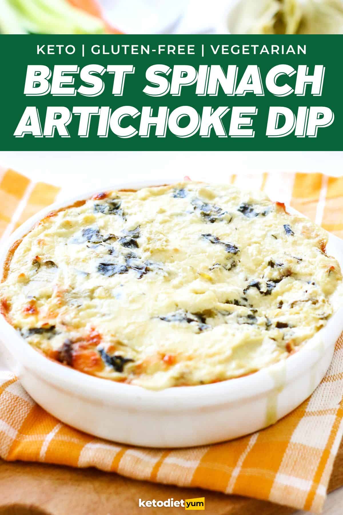 Best Keto Spinach Artichoke Dip