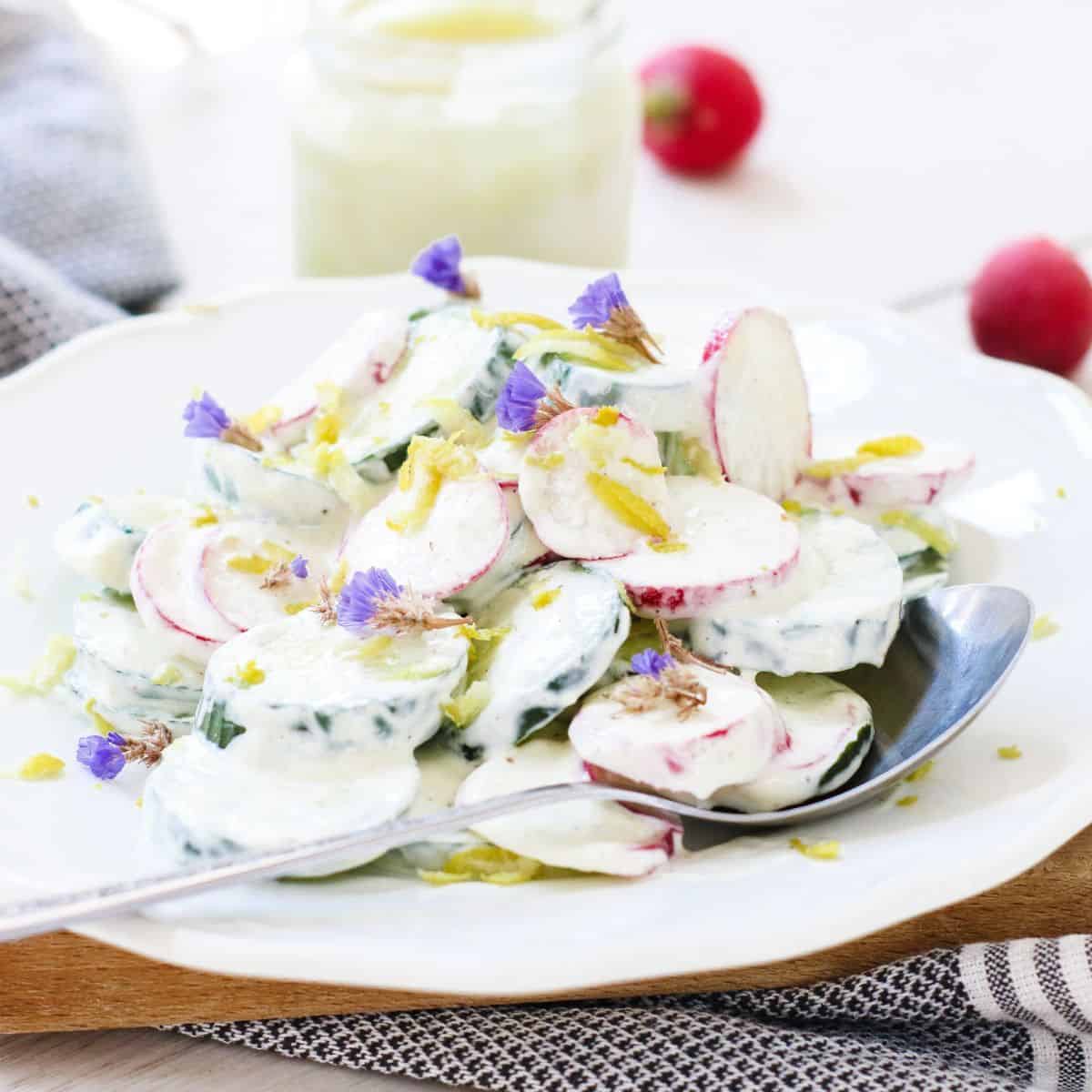 Cucumber Radish Salad