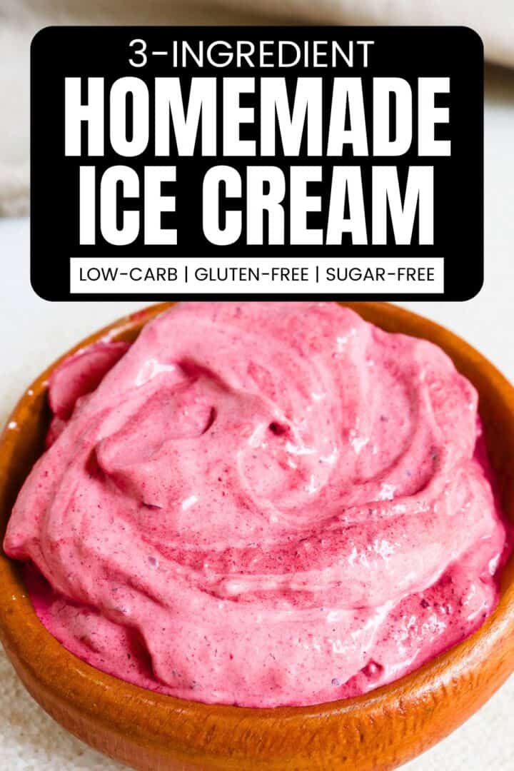 3-Ingredient Keto Ice Cream – Ready in 5 Minutes (No Machine Needed)