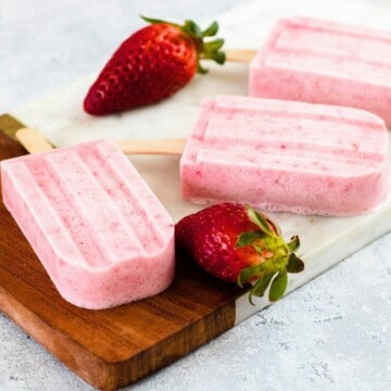 Strawberry Keto Popsicles