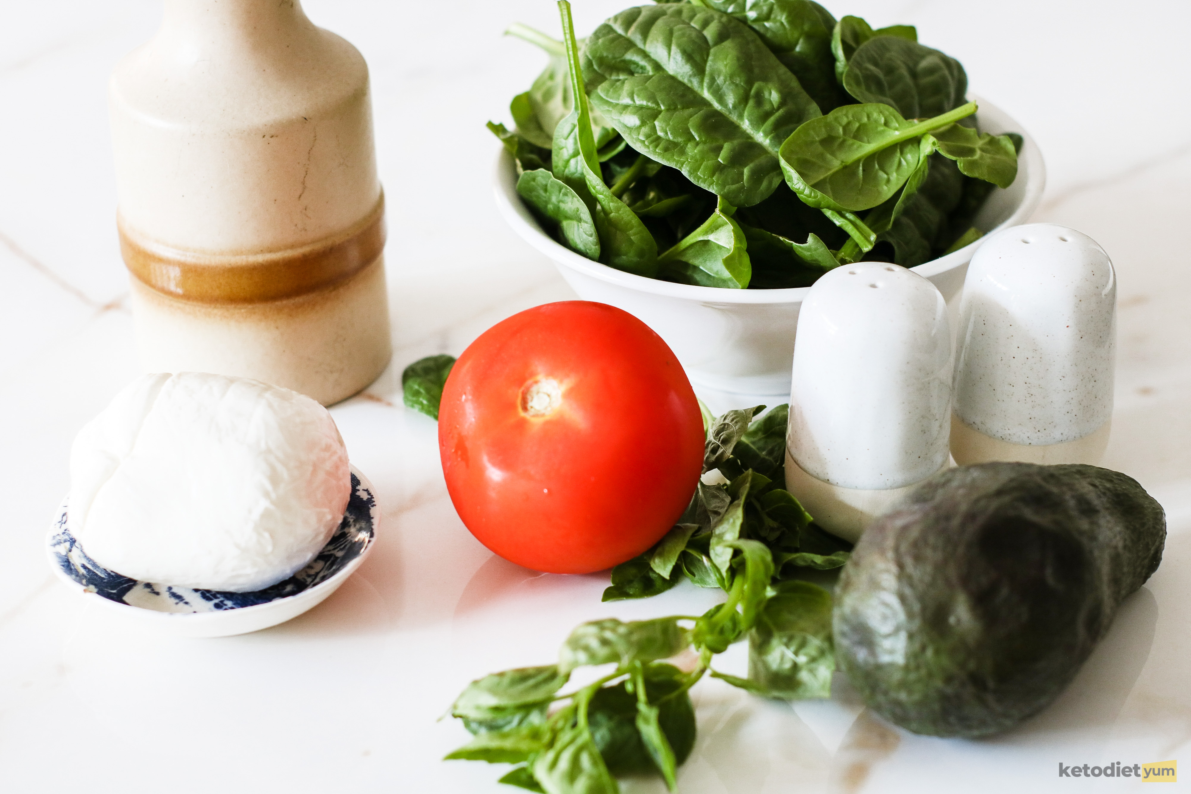 Avocado Caprese Salad with Balsamic Cream Ingredients