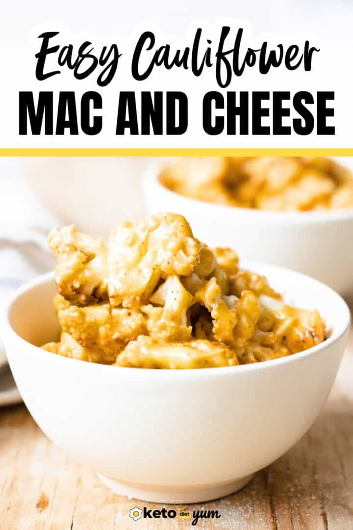 Low Carb Keto Cauliflower Mac and Cheese Recipe