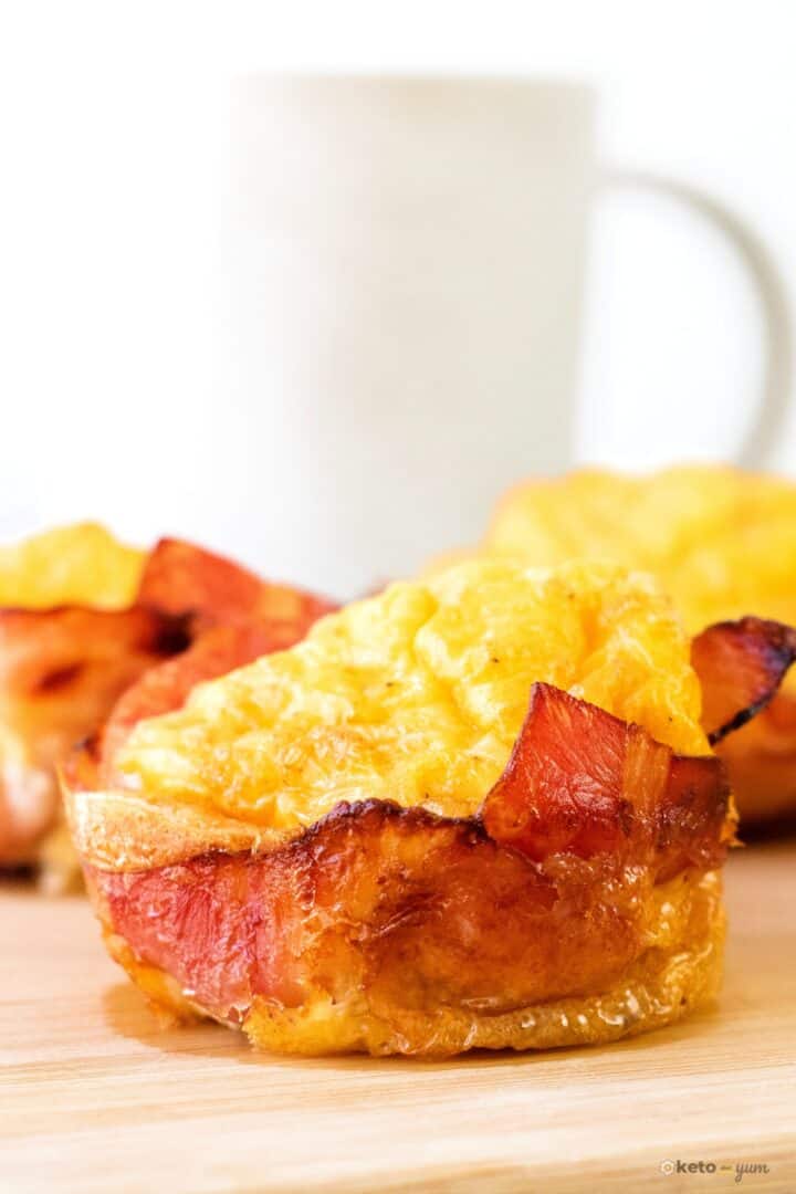 3-Ingredient Keto Egg Muffins (Low Carb & Easy!)