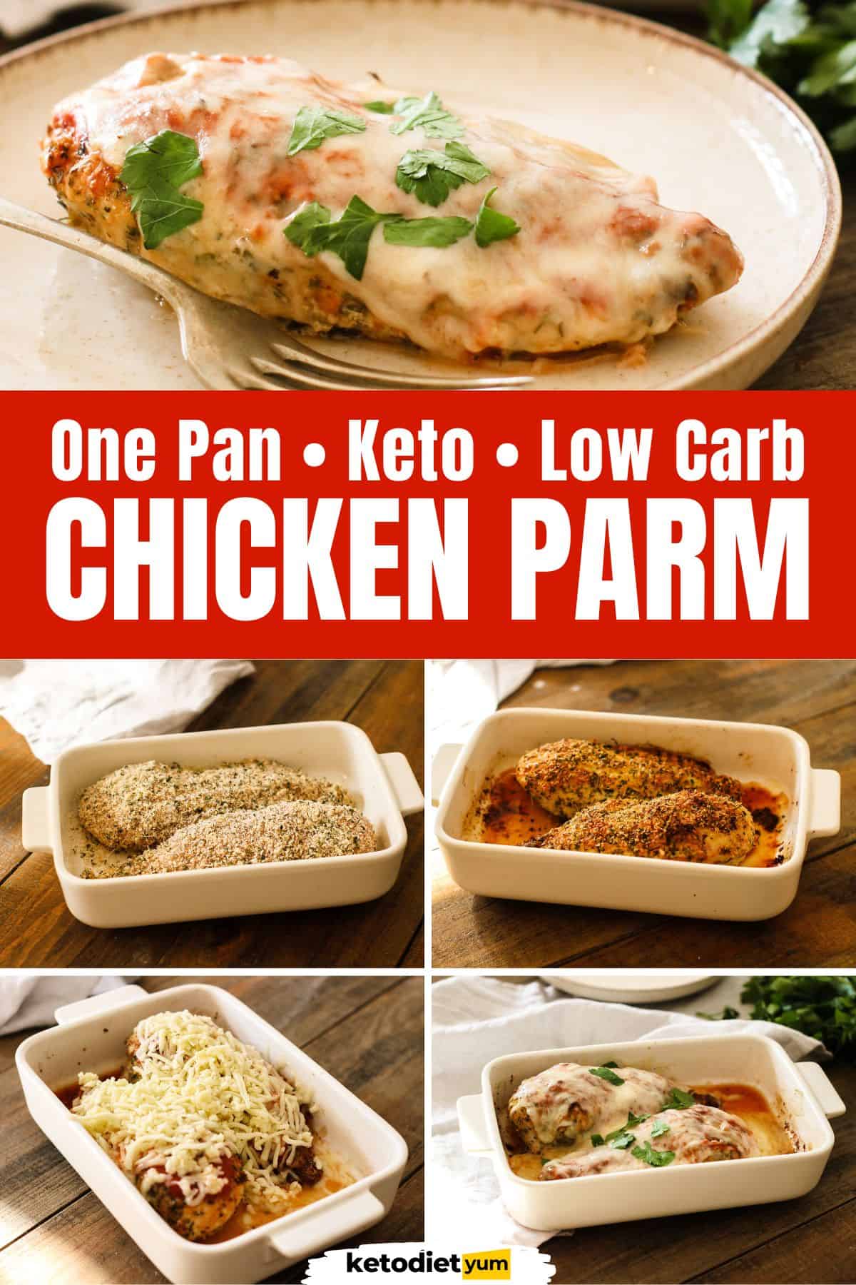 Best One Pan Keto Chicken Parmesan Recipe