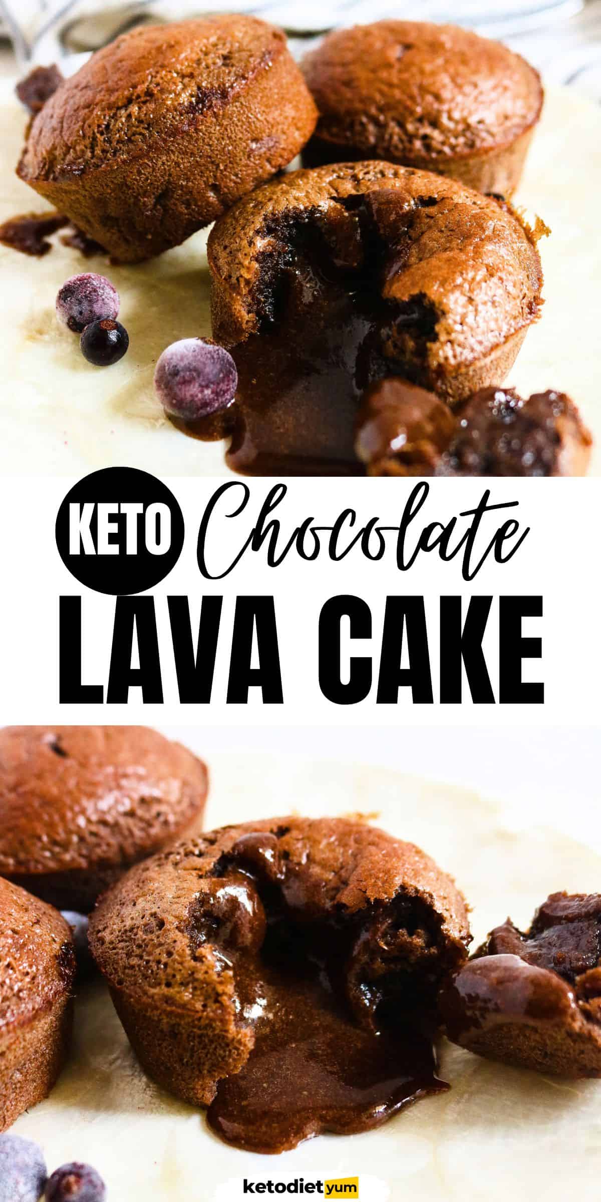Easy Keto Chocolate Lava Cake Recipe