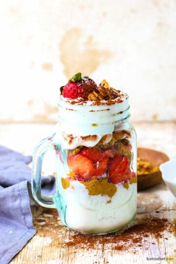 Breakfast Yogurt Parfait (10 Minutes + Low Carb)