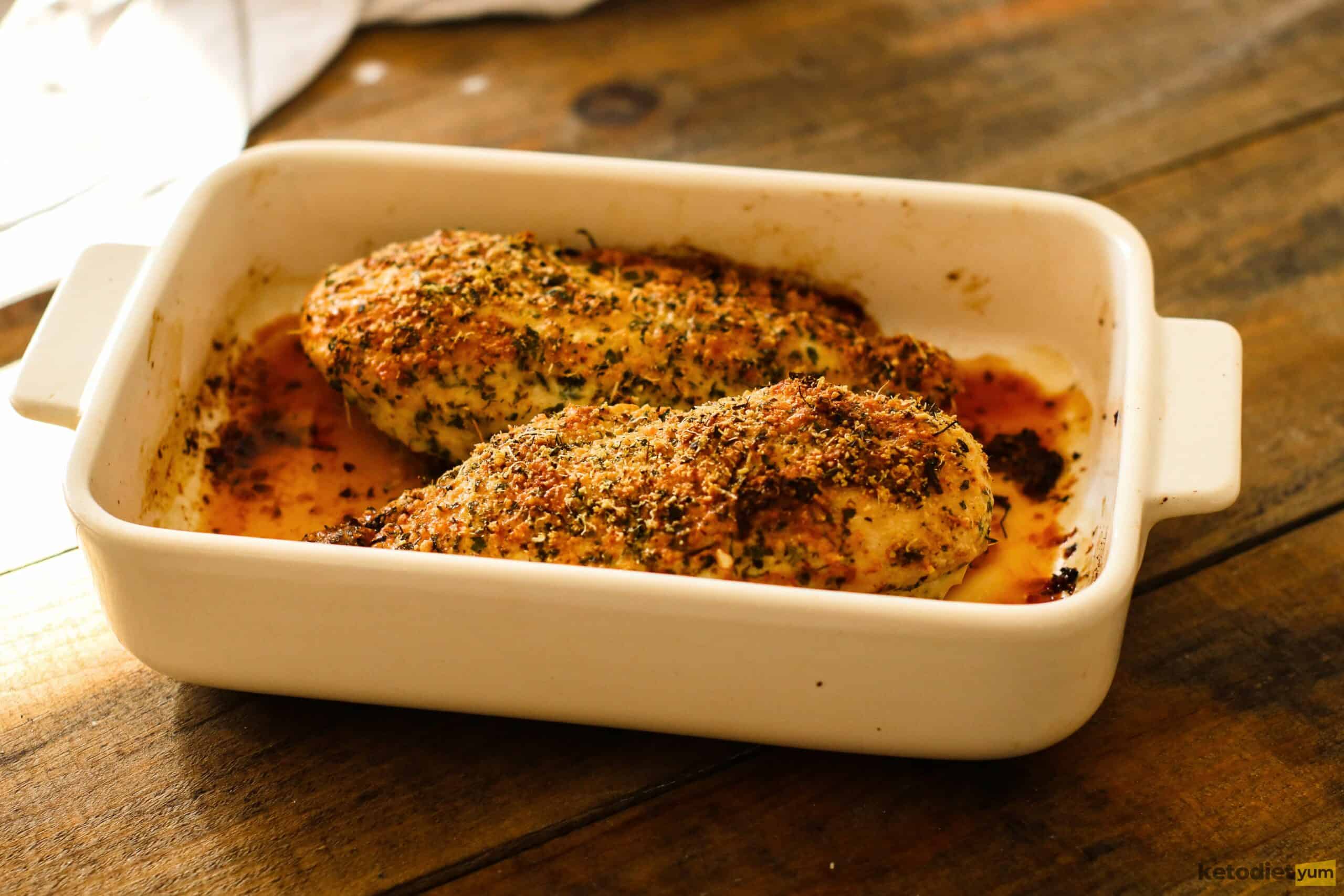One Pan Keto Chicken Parmesan Recipe One Pan Keto Chicken Parmesan Recipe