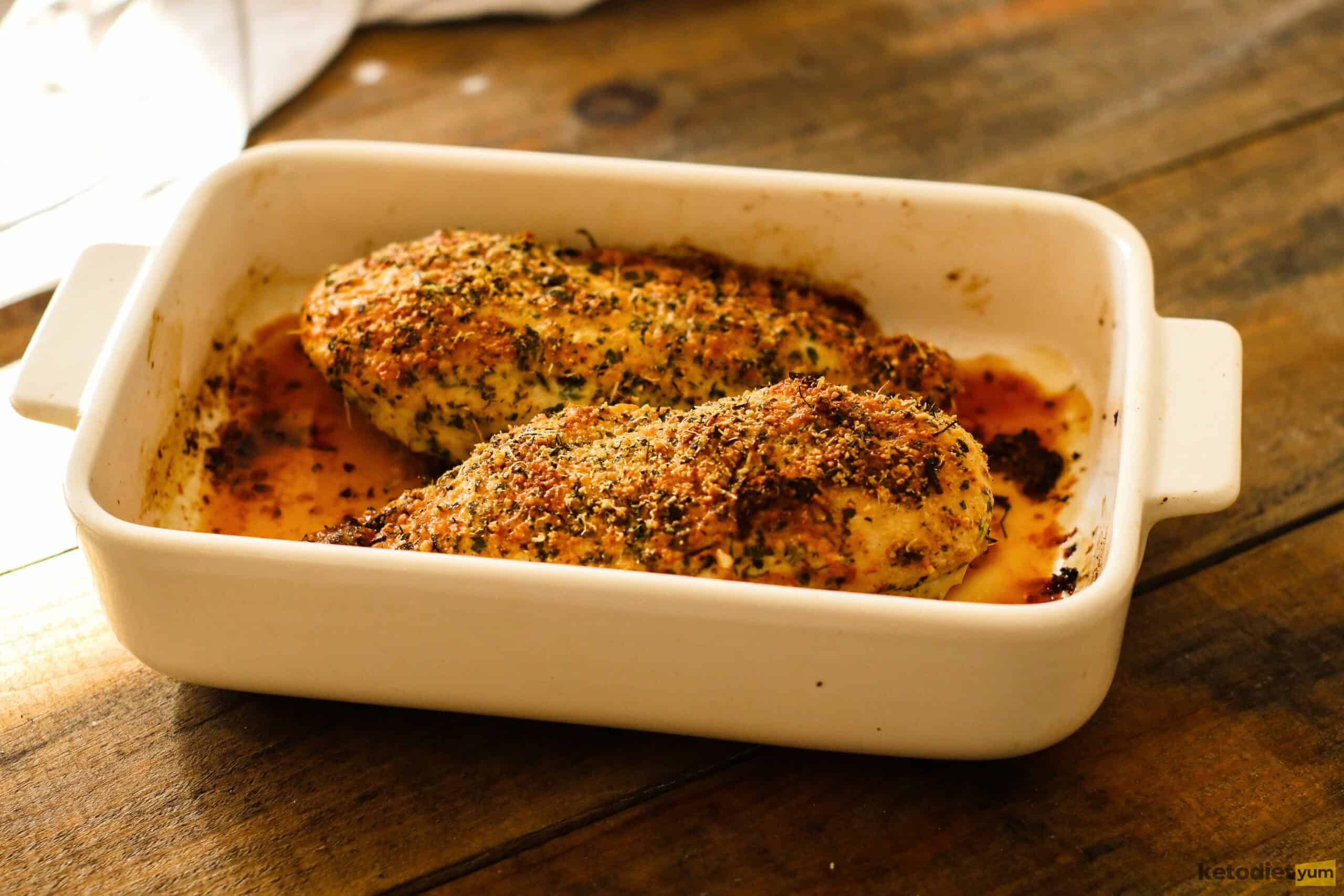 One Pan Keto Chicken Parmesan Recipe