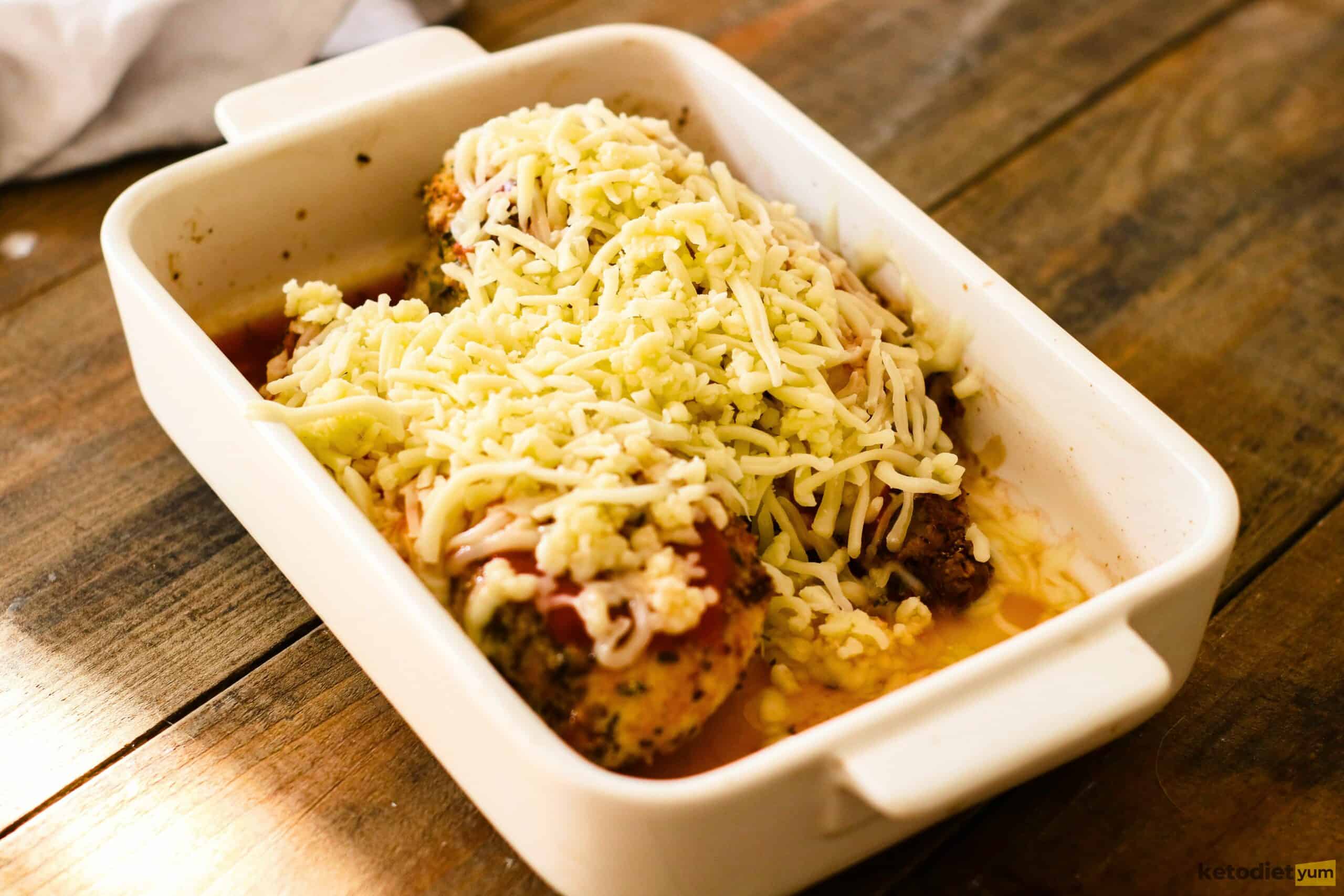 One Pan Keto Chicken Parmesan Recipe One Pan Keto Chicken Parmesan Recipe