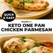 Yummy One Pan Keto Chicken Parmesan Recipe