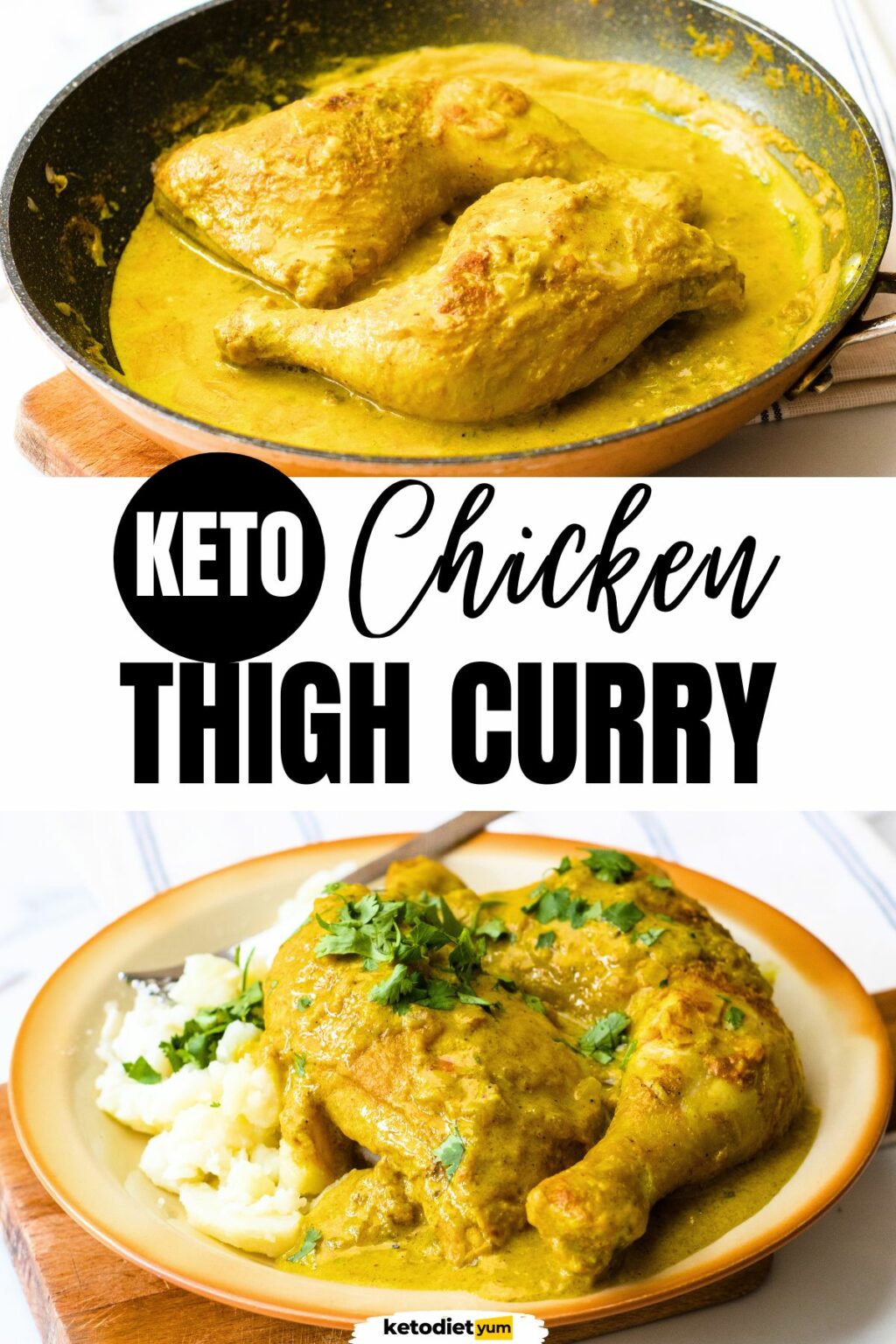 Easy Chicken Thigh Curry (Low Carb, Keto)