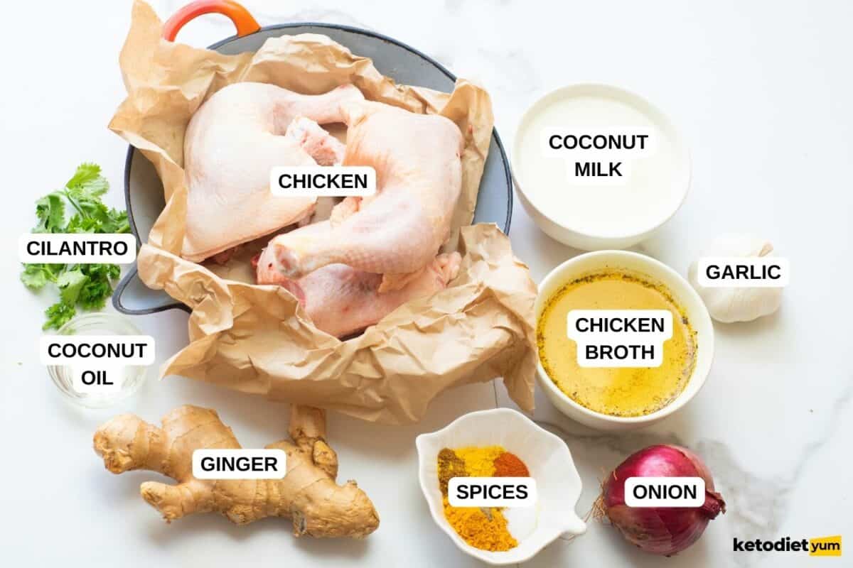 Easy Chicken Thigh Curry (Low Carb, Keto)