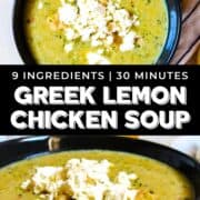Greek Lemon Chicken Soup