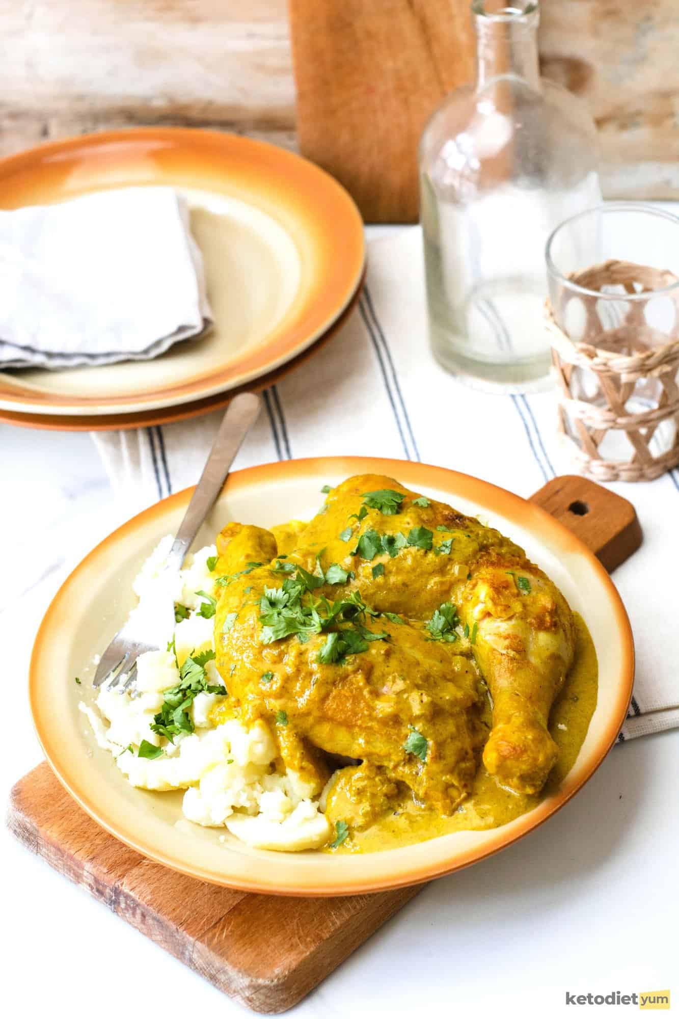 Keto Chicken Thigh Curry Recipe