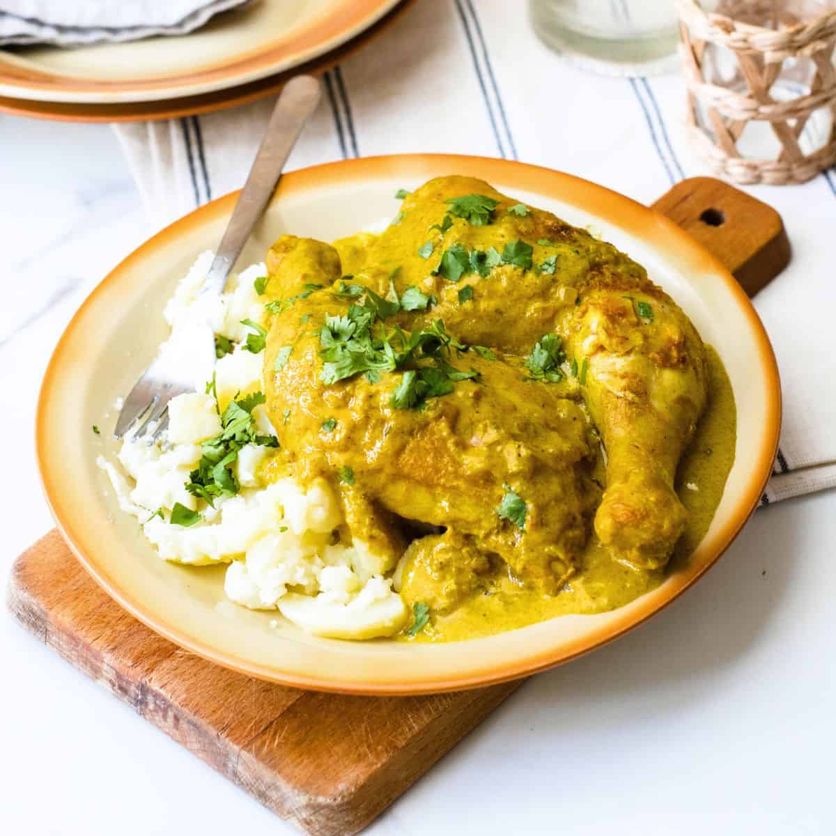 Keto Chicken Thigh Curry Recipe