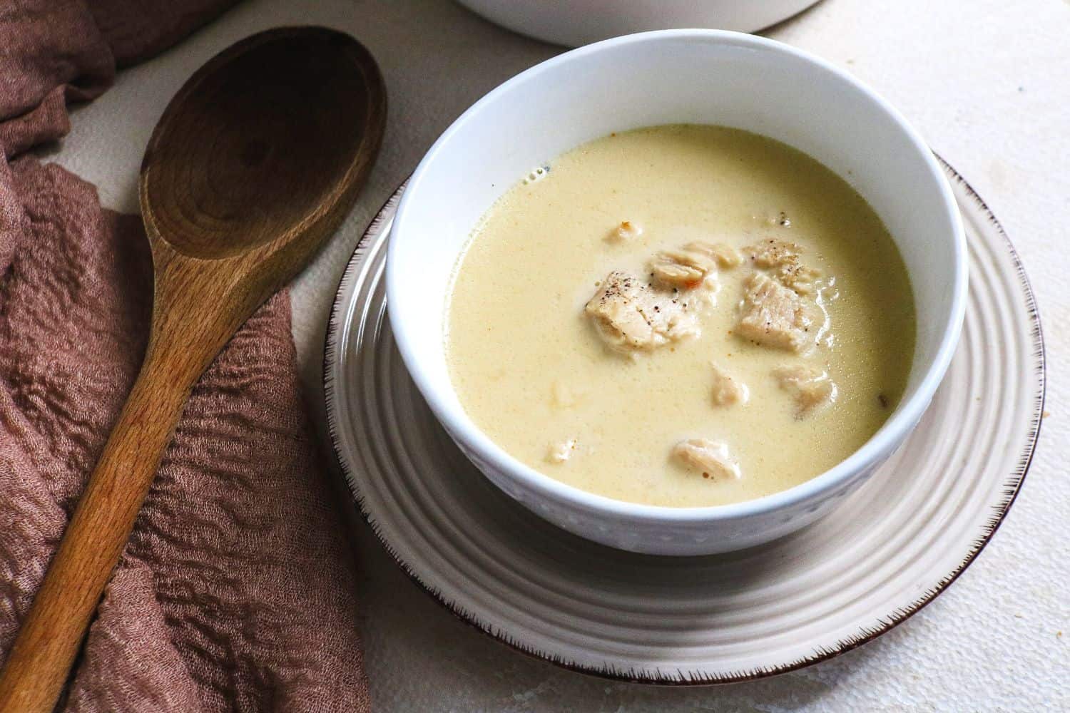 Keto Cream of Chicken Soup