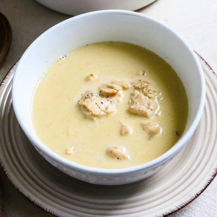 Keto Cream of Chicken Soup