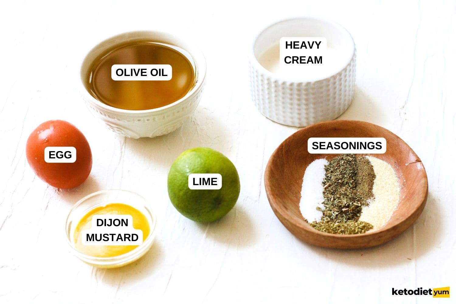 Keto Ranch Dressing Ingredients